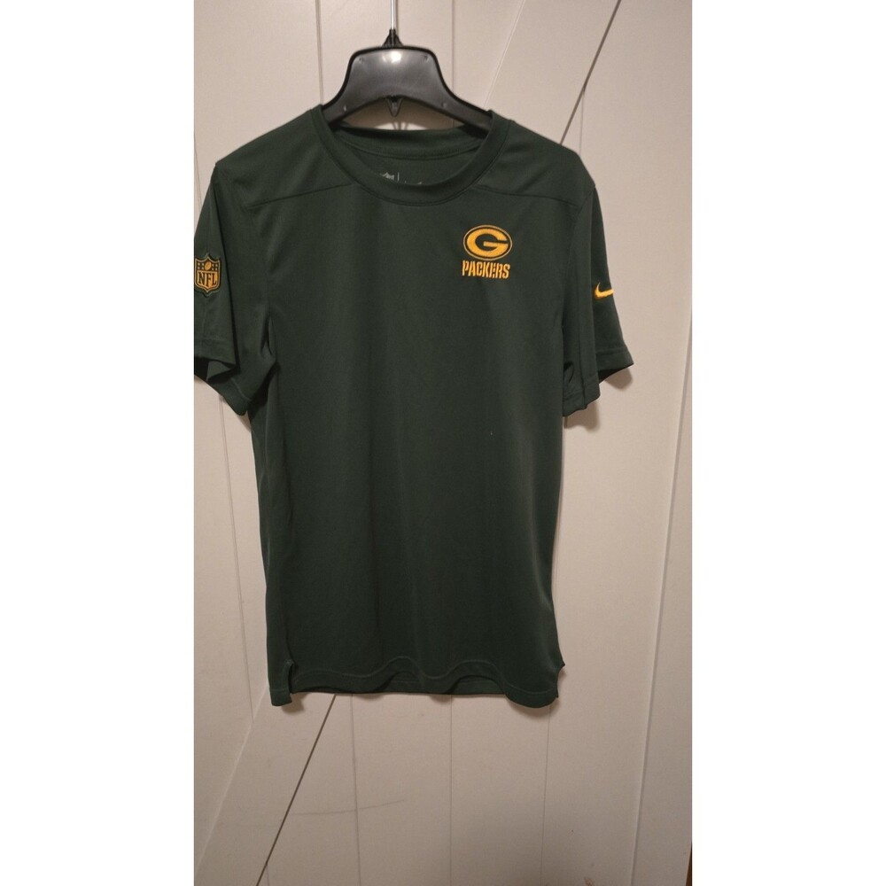 Nike NFL Dri-Fit Green Bay Packers T Shirt Men's Size Small T7S NIKE LIKE NEW